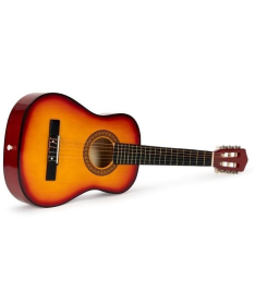 ECOTOYS velika klasična drvena gitara za decu sa 6 žica Braon HX18022-30 NAT