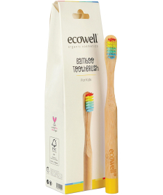 Ecowell četkica za zube za decu od bambusa