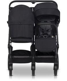 Eurocart Easy Go Echo kolica za blizance Ebony Black
