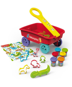 Fisher Price Kolica Plastelin Set kreativna igračka za decu - 24556