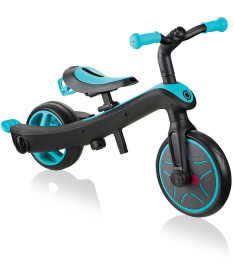 Globber Explorer tricikl i balanser za decu 4 u 1 Blue