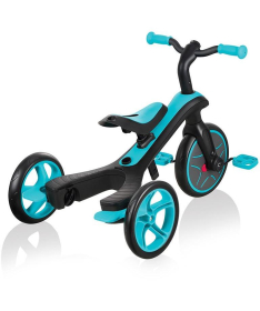 Globber Explorer tricikl i balanser za decu 4 u 1 Blue