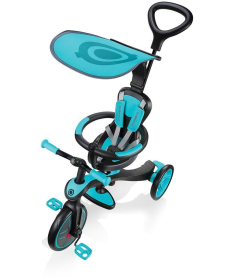 Globber Explorer tricikl i balanser za decu 4 u 1 Blue