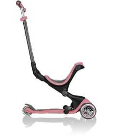 Globber Go Up Deluxe Play trotinet i guraluca za decu 4 u 1 Pink