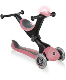 Globber Go Up Deluxe Play trotinet i guraluca za decu 4 u 1 Pink