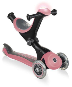Globber Go Up Deluxe Play trotinet i guraluca za decu 4 u 1 Pink