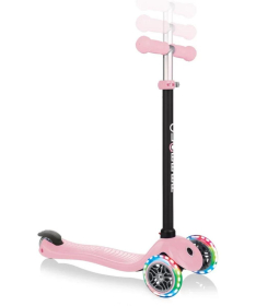 Globber Go Up Sporty guralica/trotinet za decu 4 u 1 Lights Pink