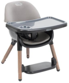 Graco Presti hranilica za decu do 27 kg Steeple grey