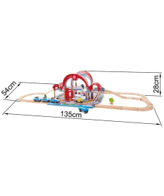 Hape City staza Grand City Station 45 elemenata E3725