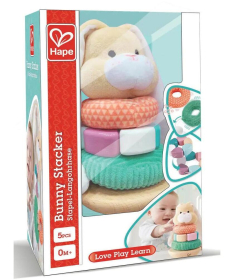 Hape dindolino Bunny Pyramid igračka za bebe E0107