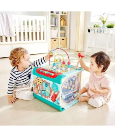 Hape drvena edukativna kocka Explore and Learn E3056