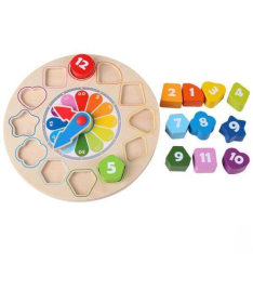 Hape drvena slagalica sat 13 delova E1111