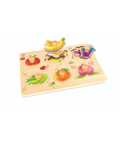 Hape drvena slagalica voće 9 elemenata E1654