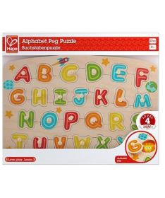 Hape drvena slagalica za decu Azbuka E0131