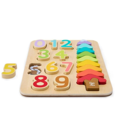 Hape drvene puzle brojevi I boje E1657
