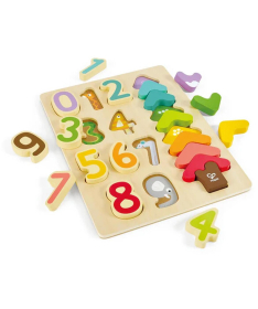 Hape drvene puzle brojevi I boje E1657