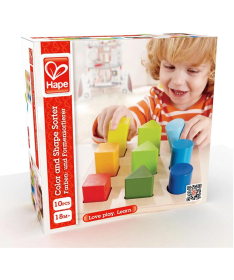 Hape drveni sorter edukativna igračka za bebe E0426
