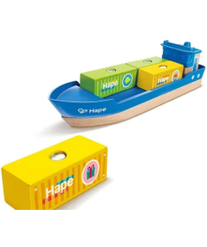 Hape drveni teretni brod za decu E3792