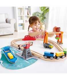 Hape drveni vozić 26 delova E3791