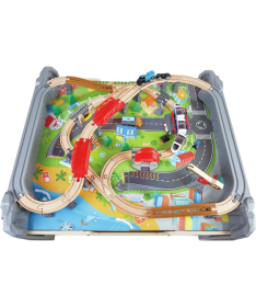 Hape drveni železnički set 70 delova E1072