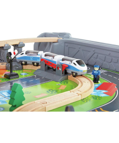 Hape drveni železnički set 70 delova E1072