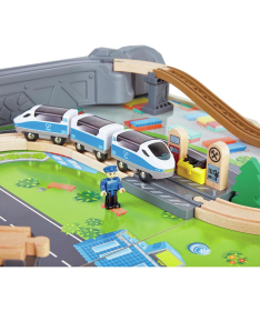 Hape drveni železnički set 70 delova E1072