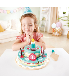 Hape torta drvena igračka za decu Happy birthday 80089