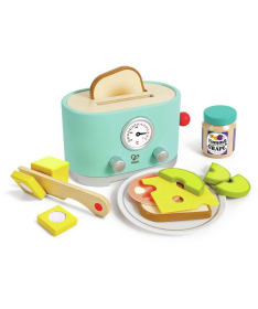 Hape toster Ding & Pop-up igračka za decu 15 delova E3215