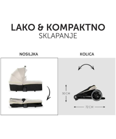 Hauck kolica za bebe 2u1 Move so Simply Beige Neon