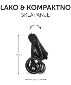 Hauck kolica za bebe Walk N Care Black