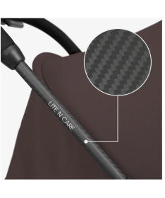 Hauck Lite N Care carbon dečija kolica do 22kg Choco