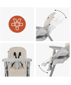Hauck Sit N Relax hranilica za bebe 3 u 1 Beige