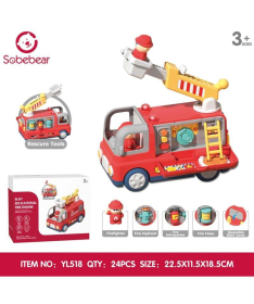 HK Mini edukativni vatrogasni kamion igračka za decu A102968