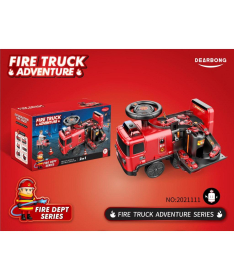 HK mini guralica igračka Vatrogasno vozilo 2 u 1 - A090526