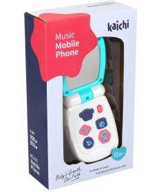 HK Mini igračka muzički mobilni telefon plavi - A090537