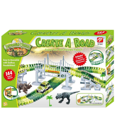 HK mini uradi sam dino staza sa autićem 144kom - A097769