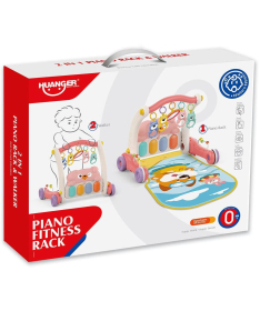 Huanger guralica i tertanica za bebe 2 u 1 Kuca Roze - 1042224