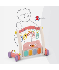 Huanger guralica i tertanica za bebe 2 u 1 Kuca Roze - 1042224