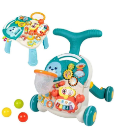 Huanger Interaktivna guralica i stočić 2u1 Plava - 35511