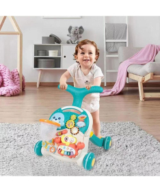 Huanger Interaktivna guralica i stočić 2u1 Plava - 35511