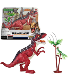 HSST Dinosaurus T-Rex sa zvučnim i svetlosnim efektima igračka za decu Red - 1043070