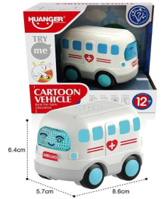 Huanger Muzička vozila hitna pomoć igračka za decu - 35644