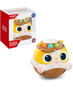 Huanger muzička igračka za bebe Kuca Žuta - 1038903