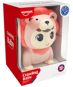 Huanger muzička igračka za bebe Lavić beba Roze - 1038910