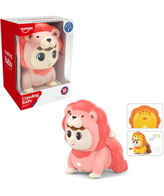 Huanger muzička igračka za bebe Lavić beba Roze - 1038910