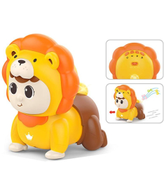 Huanger muzička igračka za bebe Lavić beba Žuta - 1038909