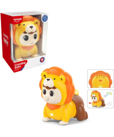 Huanger muzička igračka za bebe Lavić beba Žuta - 1038909