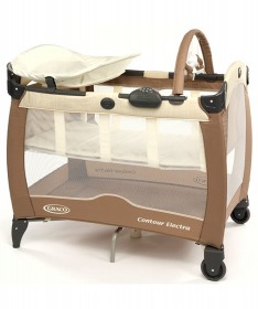 Graco prenosivi krevetac za bebe Contour elektra bertie & fern