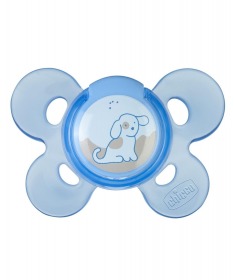 Chicco laza za bebe i decu (varalica) Comfort u kutiji plava silikon 0 meseci + 1 kom