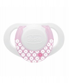 Chicco laza za bebe i decu (varalica) Physioring roze kaucuk 12 meseci + 2 kom